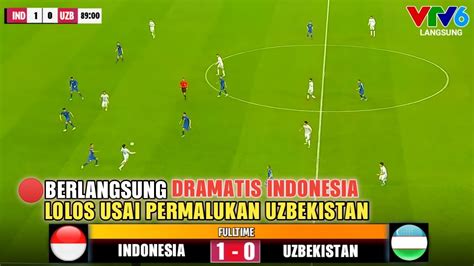 hasil timnas indonesia vs uzbekistan